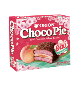 Bánh ChocoPie Sakura Đào hộp 12P